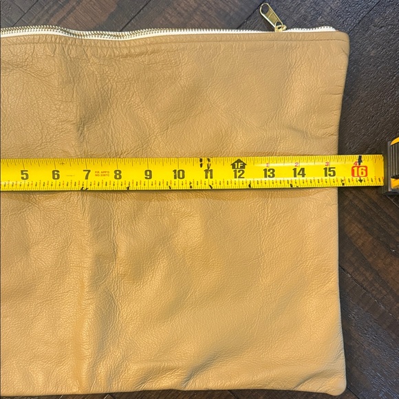 American Apparel Leather Pouch Clutch Large Made in USA - Picture 9 of 11